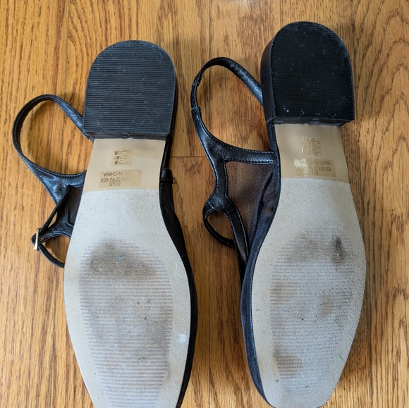 Chinese Laundry Black Mesh Mary Jane Flats Size 9M - Picture 4 of 6